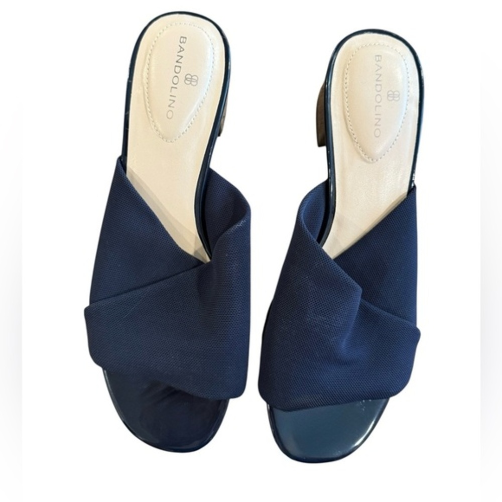 Bandolino Navy Slide Sandals – Size 7M